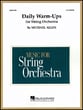 Daily Warm-Ups for String Orchestra Orchestra sheet music cover